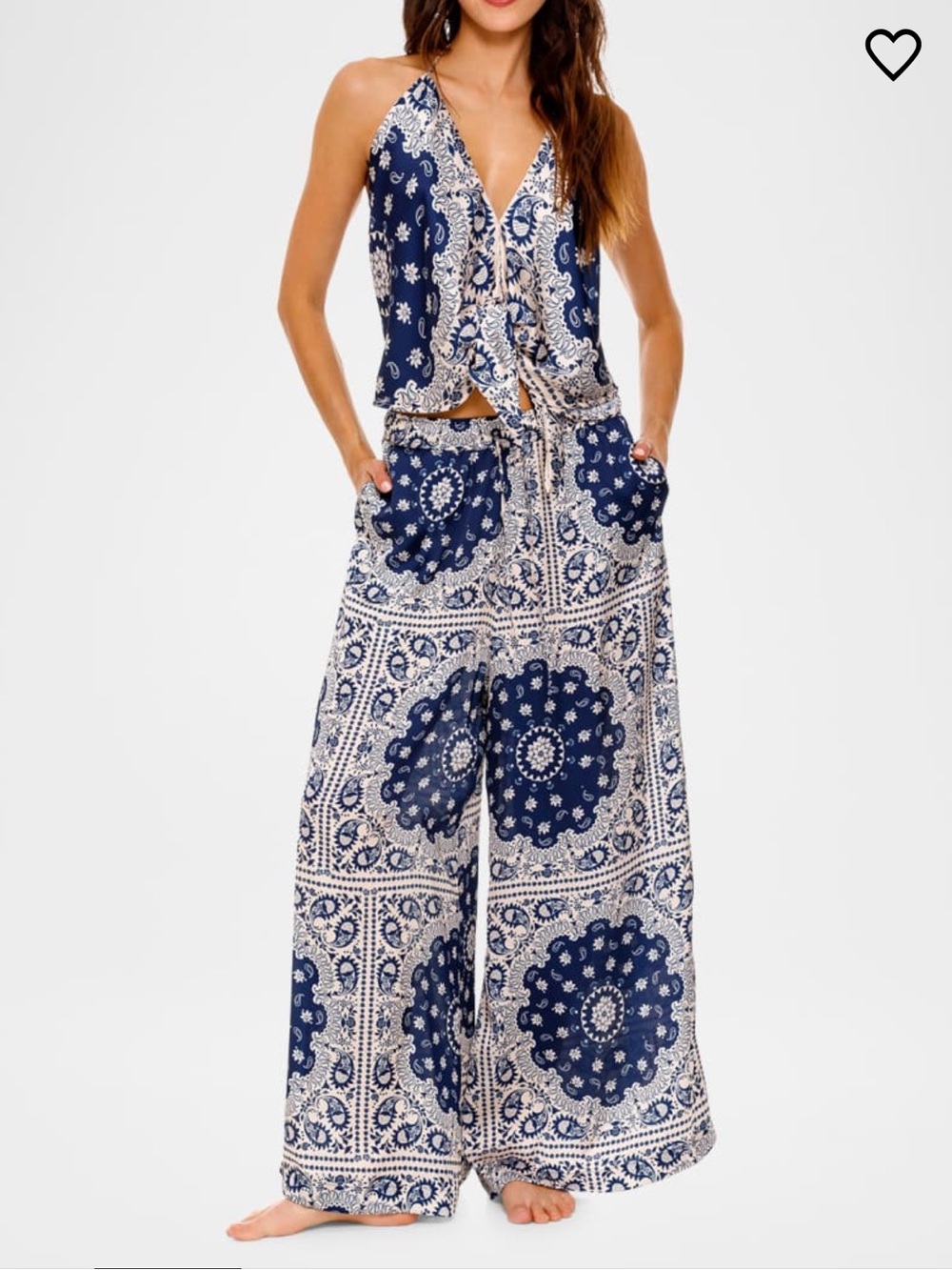 NWT Agua Bendita Harmony Atma Pant in Multicolor